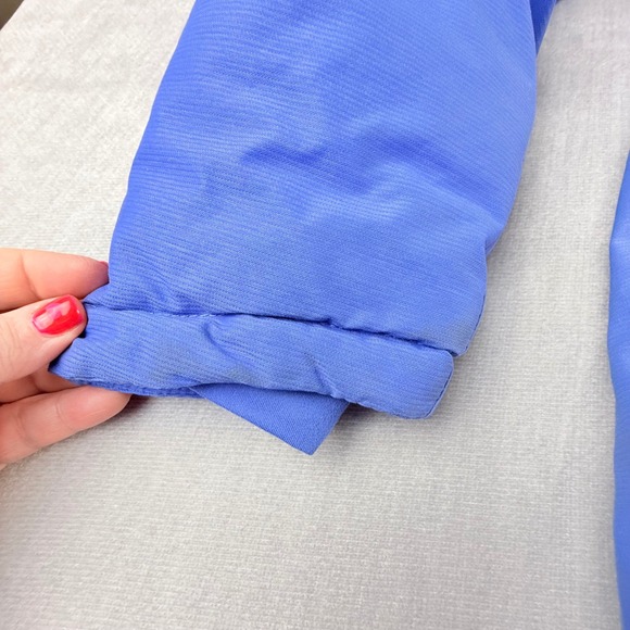 Columbia Girls Blue Omni-Heat Winter Jacket Hooded Faux Fur Trim Size M 10/12 - Picture 4 of 7